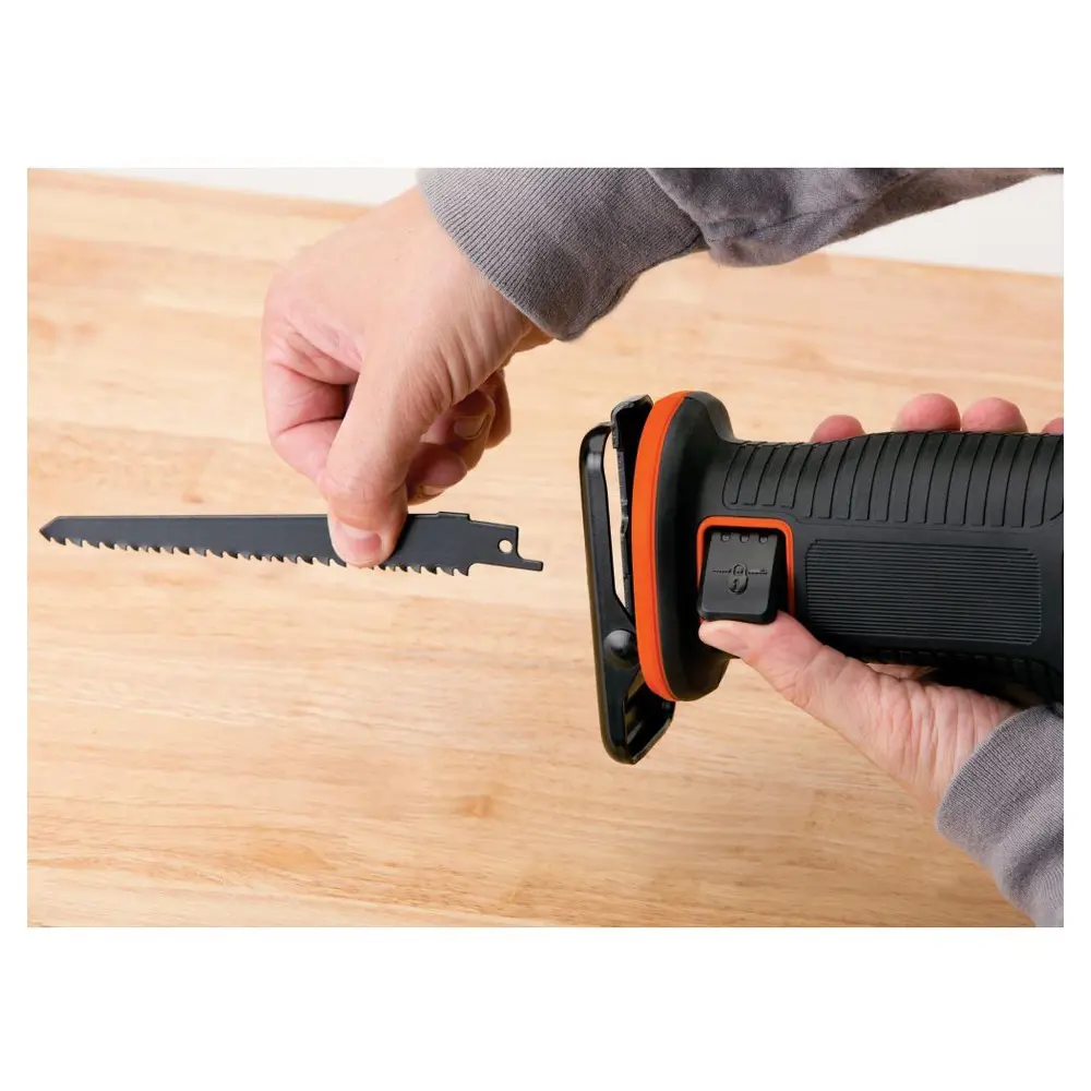 Фото 5 Пила сабельная аккумуляторная BLACK+DECKER BDCR18N, 18В Li-Ion без АКБ и ЗУ Фото 5 Пила сабельная аккумуляторная BLACK+DECKER BDCR18N, 18В Li-Ion без АКБ и ЗУ
