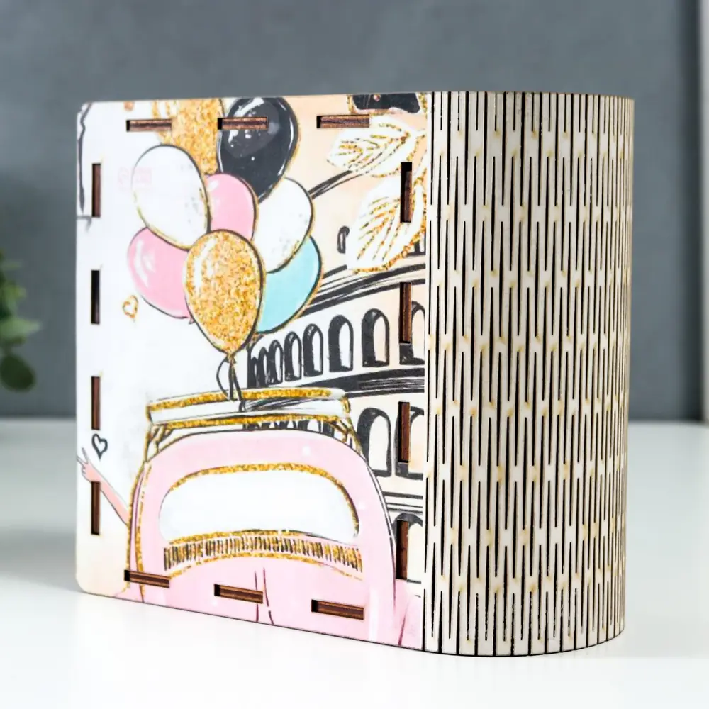 Фото 7 Копилка-книга "Уезжаю" 14x14 см