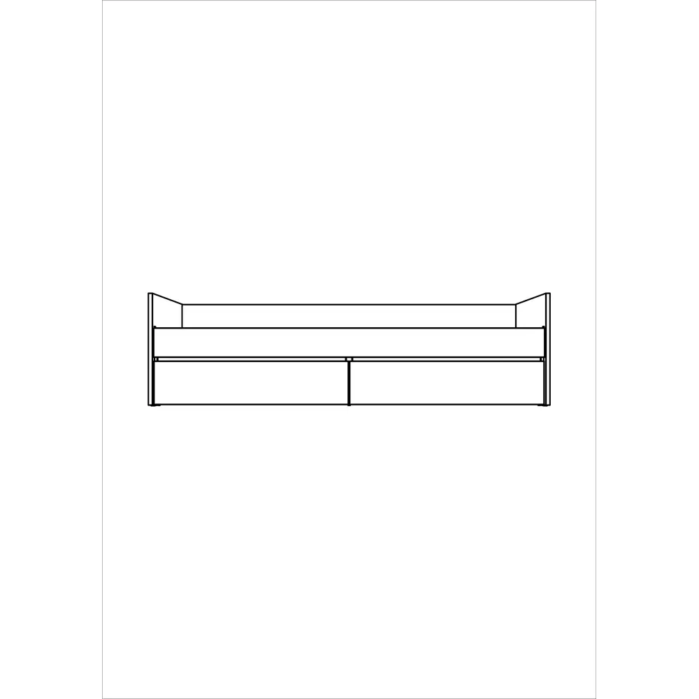 Фото 5 Кровать раздвижная Гуд Лакк Кастор 87x57.5x204.4 см цвет белый Фото 5 Кровать раздвижная Гуд Лакк Кастор 87x57.5x204.4 см цвет белый