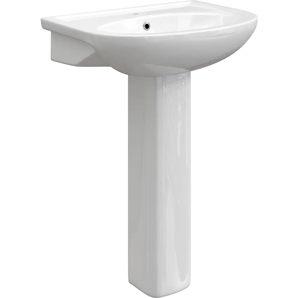 Фото 9 Раковина накладная Diwo дмитров Дмитров 0113 45см цвет белый