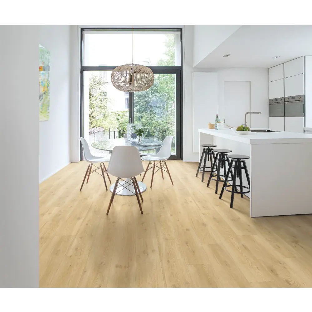 Фото 6 ПВХ плитка Quick Step Бежевый дуб 33 класс толщина 4.50 мм 2.105 м², цена за упаковку Фото 6 ПВХ плитка Quick Step Бежевый дуб 33 класс толщина 4.50 мм 2.105 м², цена за упаковку