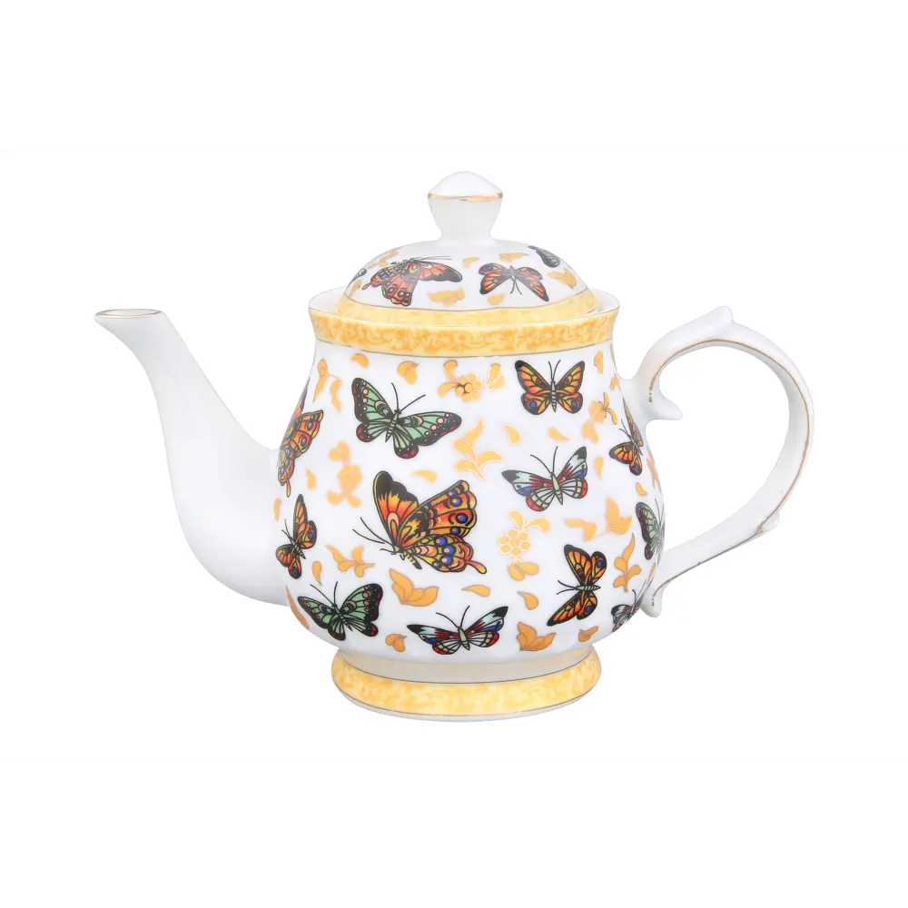 Фото Заварочный чайник 430 мл Elan gallery фарфор 180496 цвет разноцветный Фото Заварочный чайник 430 мл Elan gallery фарфор 180496 цвет разноцветный