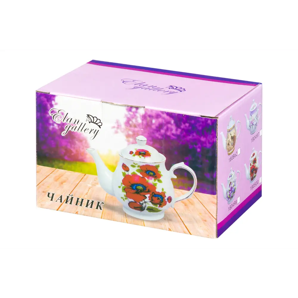 Фото 3 Заварочный чайник 430 мл Elan gallery фарфор 180862 цвет разноцветный Фото 3 Заварочный чайник 430 мл Elan gallery фарфор 180862 цвет разноцветный