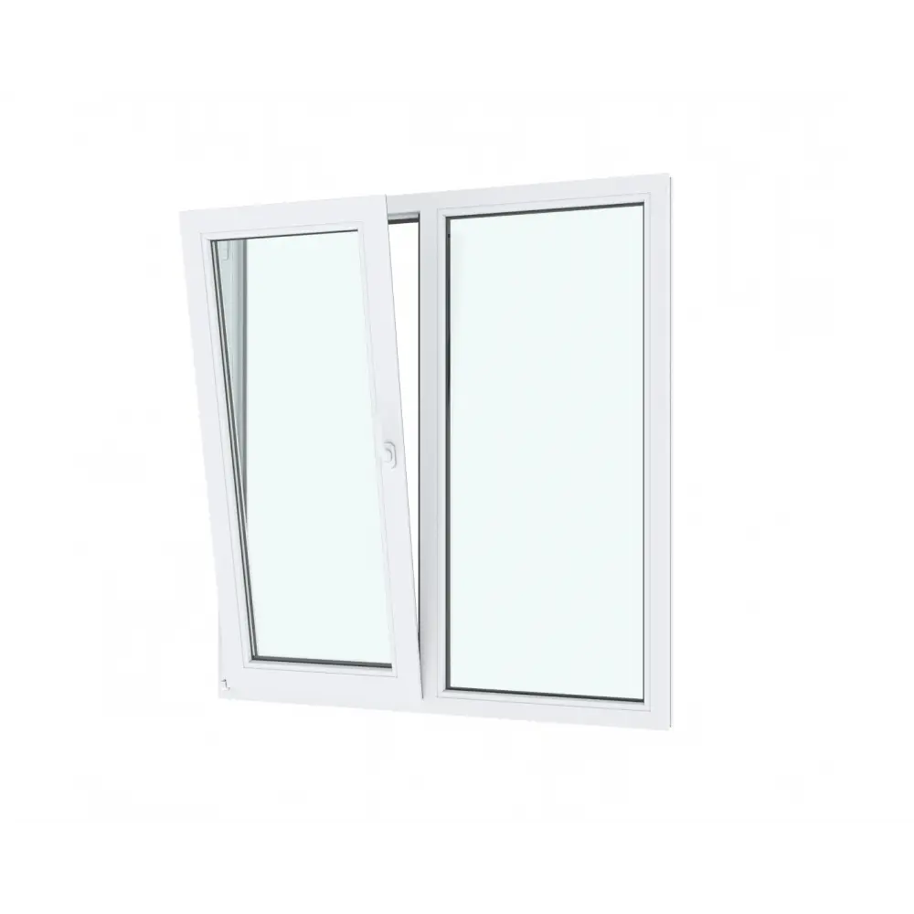 Фото 3 Пластиковое окно Амега ПВХ правое глухое/левое поворотно-откидное 130х120см однокамерный белый Фото 3 Пластиковое окно Амега ПВХ правое глухое/левое поворотно-откидное 130х120см однокамерный белый