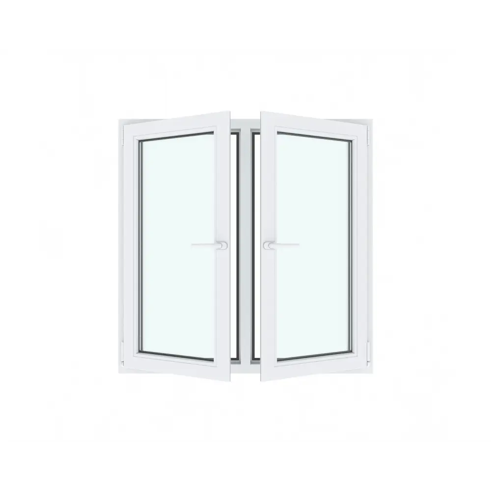 Фото 2 Пластиковое окно Амега ПВХ левое поворотное/правое поворотно-откидное 120х120см однокамерный белый Фото 2 Пластиковое окно Амега ПВХ левое поворотное/правое поворотно-откидное 120х120см однокамерный белый