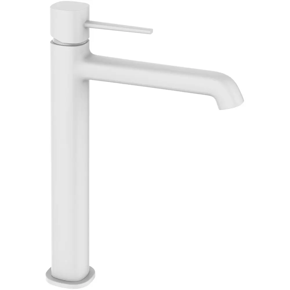 Фото Смеситель для раковины Stworki Эстерсунд ES-02w 550242 однорычажный цвет белый Фото Смеситель для раковины Stworki Эстерсунд ES-02w 550242 однорычажный цвет белый