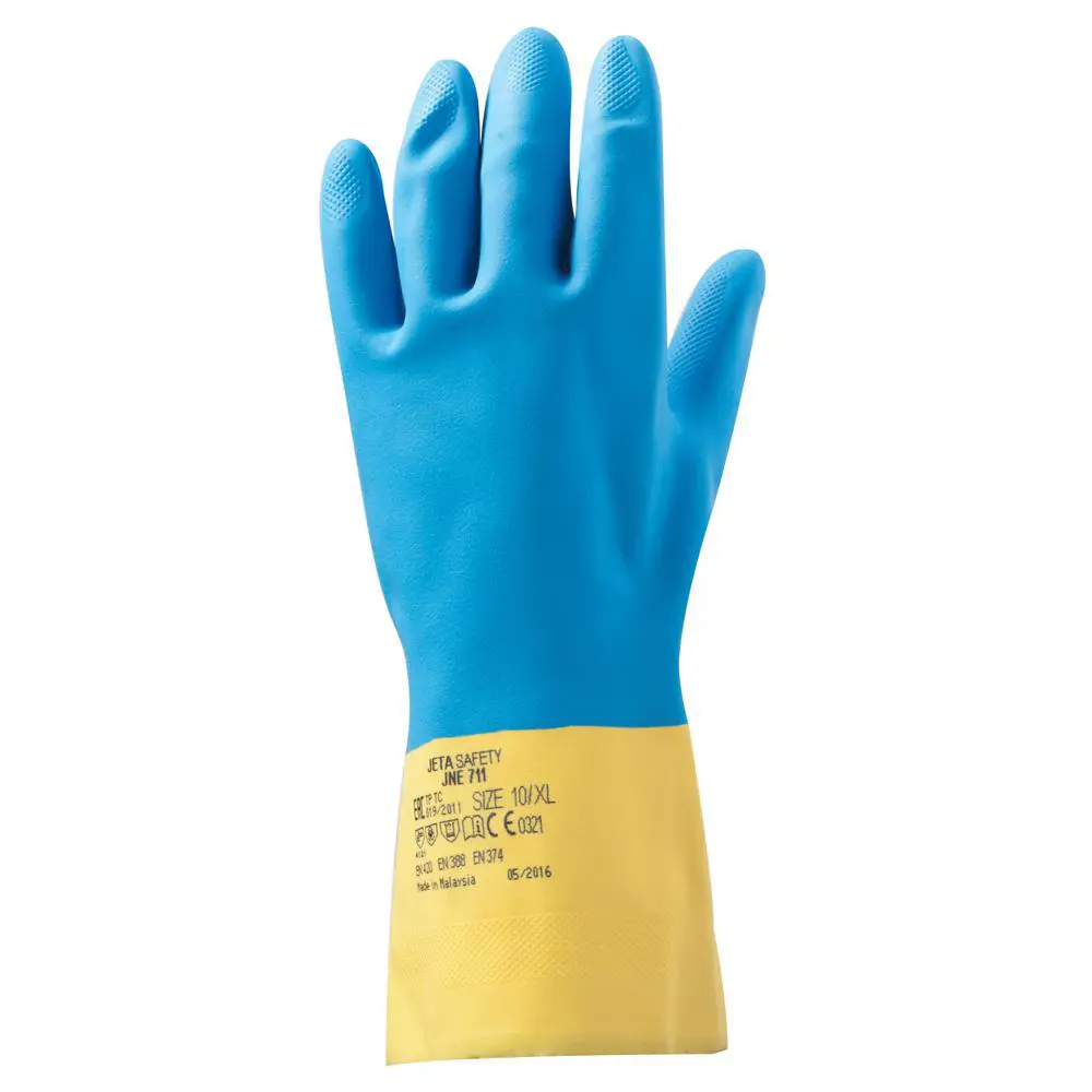 Фото Перчатки неопреновые Jeta 7 / Safety JNE711-XL, размер 10 / XL, химически стойкие Фото Перчатки неопреновые Jeta 7 / Safety JNE711-XL, размер 10 / XL, химически стойкие