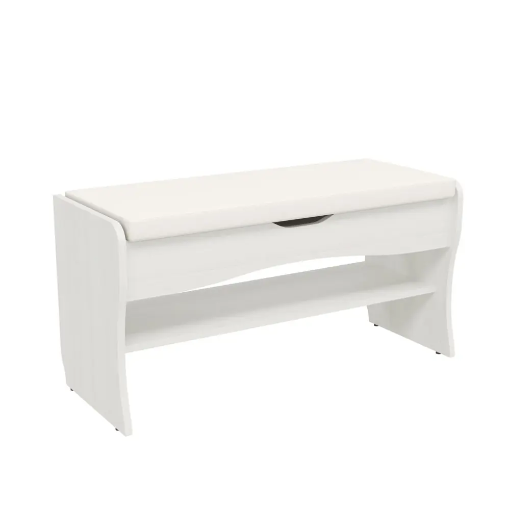 Фото Обувница Simaland 90x47x37 см ЛДСП цвет белый Фото Обувница Simaland 90x47x37 см ЛДСП цвет белый