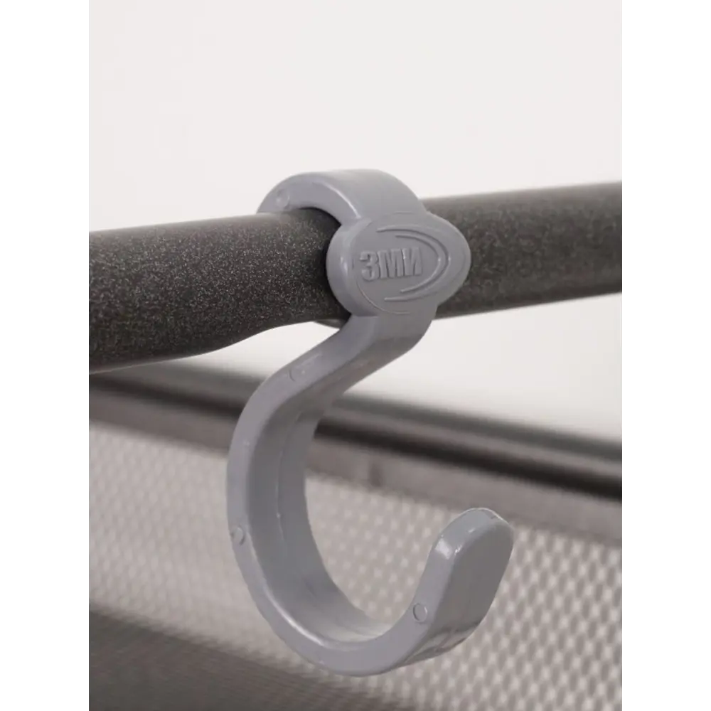 Фото 2 Подставка для обуви Зми 45x60x26 см 3 полки металл цвет графит