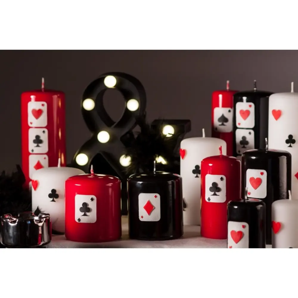 Фото 4 Свеча-цилиндр Trend Decor Candle "Покер" 6×11.5 см белый Фото 4 Свеча-цилиндр Trend Decor Candle "Покер" 6×11.5 см белый