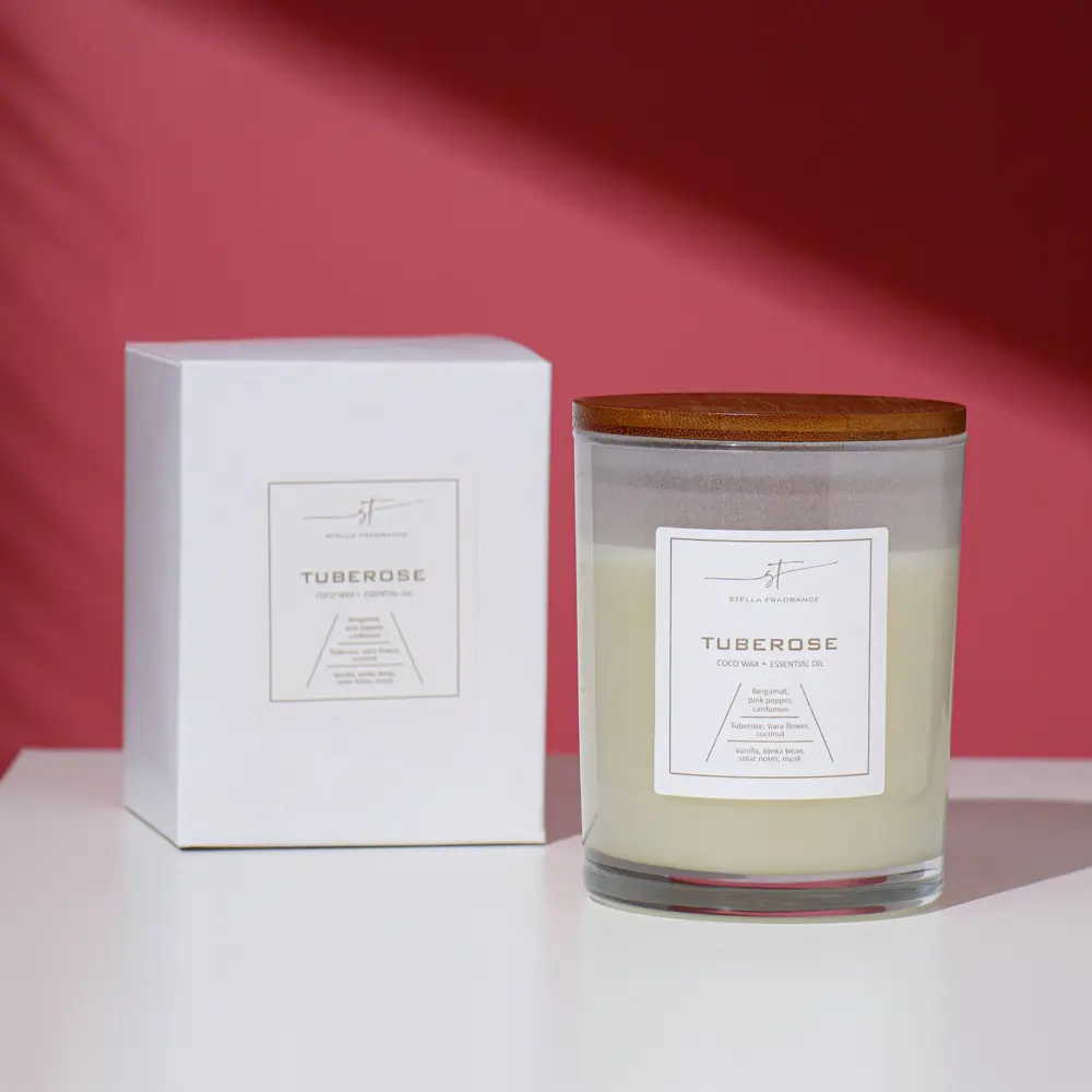 Фото 5 Свеча ароматическая Simaland Simaland в стакане Stella Fragrance "TUBEROSE" кокосовый воск 180 мл Фото 5 Свеча ароматическая Simaland Simaland в стакане Stella Fragrance "TUBEROSE" кокосовый воск 180 мл