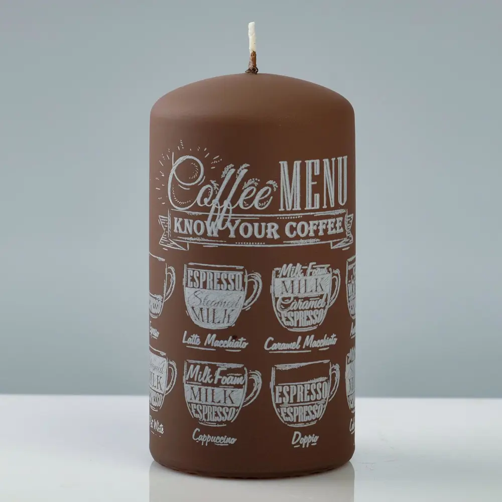 Фото Свеча-цилиндр Trend Decor Candle "Кофе Фраппе" 7×13 см эспрессо Фото Свеча-цилиндр Trend Decor Candle "Кофе Фраппе" 7×13 см эспрессо