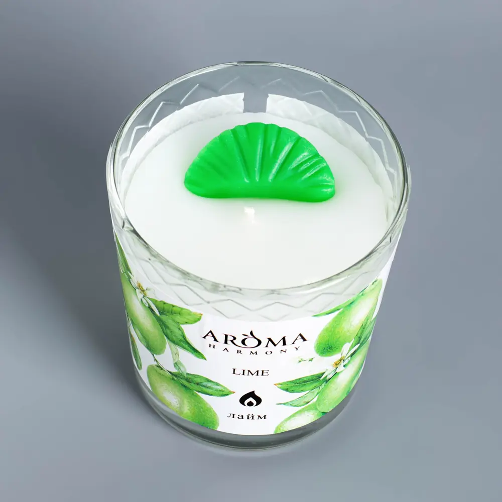 Фото 3 Ароматическая свеча Aroma Harmony "Лайм" 160 г