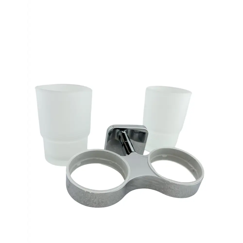 Фото 4 Стакан для зубных щеток Oute TG3202-2 силумин цвет белый Фото 4 Стакан для зубных щеток Oute TG3202-2 силумин цвет белый