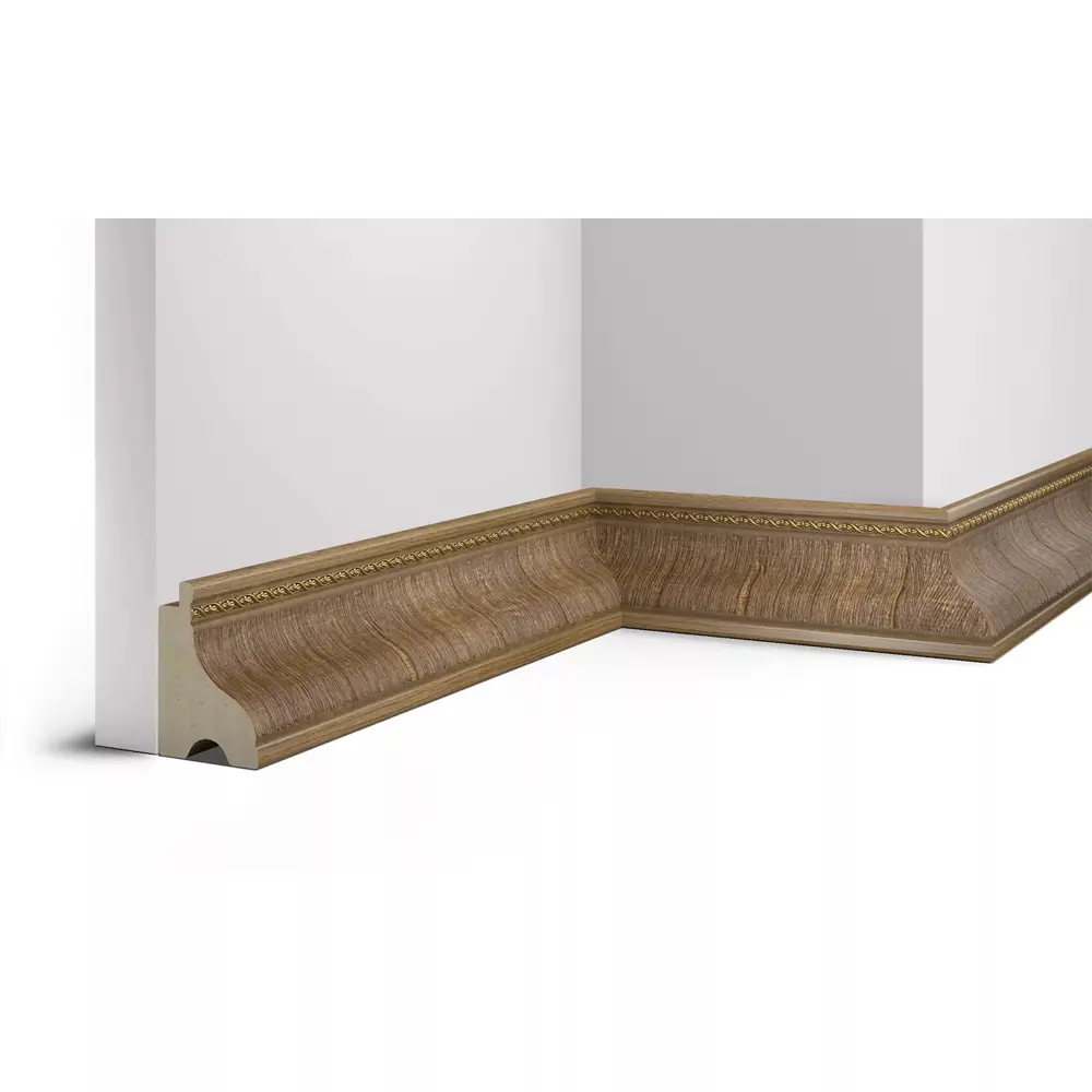 Фото Плинтус напольный Cosca Decor Дуб светлый 2200x42x60 мм Фото Плинтус напольный Cosca Decor Дуб светлый 2200x42x60 мм