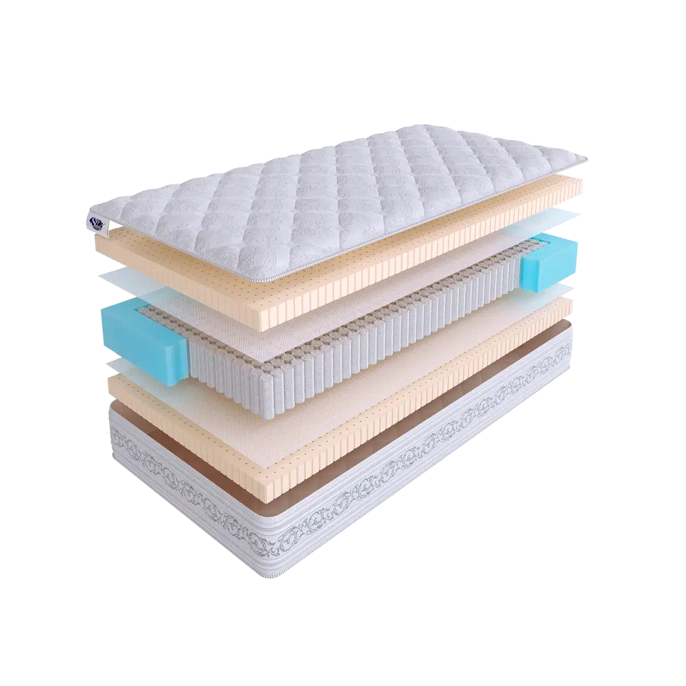 Фото Матрас SkySleep Pleasure Relax S1000 60x190 см независимый пружинный блок, детский, ортопедический, латексный Фото Матрас SkySleep Pleasure Relax S1000 60x190 см независимый пружинный блок, детский, ортопедический, латексный