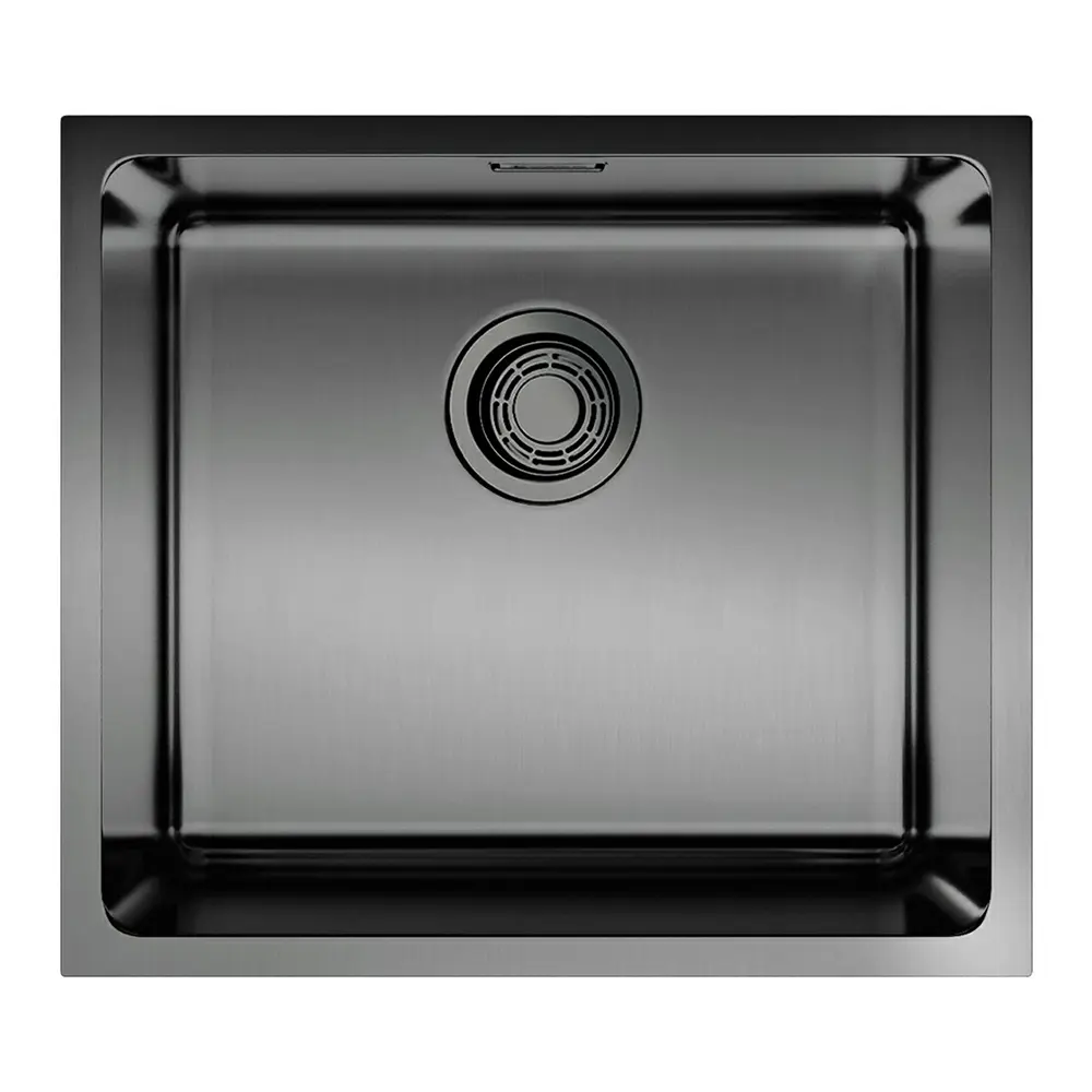 Фото Врезная мойка Omoikiri Tadzava 49-U-GM 49x44см из нержавеющей стали/вороненая сталь Фото Врезная мойка Omoikiri Tadzava 49-U-GM 49x44см из нержавеющей стали/вороненая сталь
