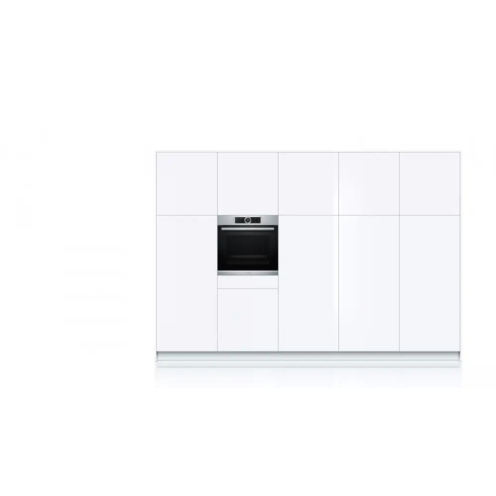 Фото 6 Электрический встраиваемый духовой шкаф Bosch Серия 8 Hbg 655bs1 59.4x59.5x54.8 см цвет нержавеющая сталь Фото 6 Электрический встраиваемый духовой шкаф Bosch Серия 8 Hbg 655bs1 59.4x59.5x54.8 см цвет нержавеющая сталь