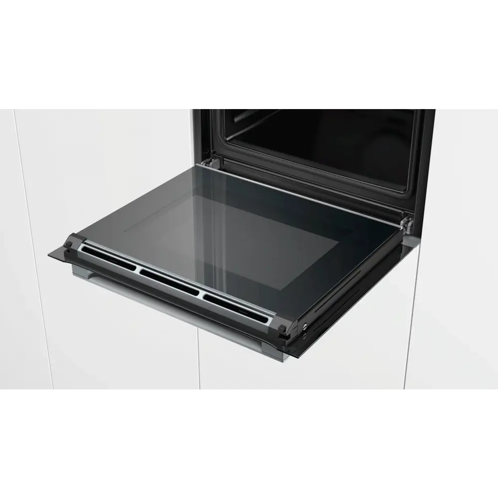 Фото 4 Электрический встраиваемый духовой шкаф Bosch Серия 8 Hbg 655bs1 59.4x59.5x54.8 см цвет нержавеющая сталь Фото 4 Электрический встраиваемый духовой шкаф Bosch Серия 8 Hbg 655bs1 59.4x59.5x54.8 см цвет нержавеющая сталь