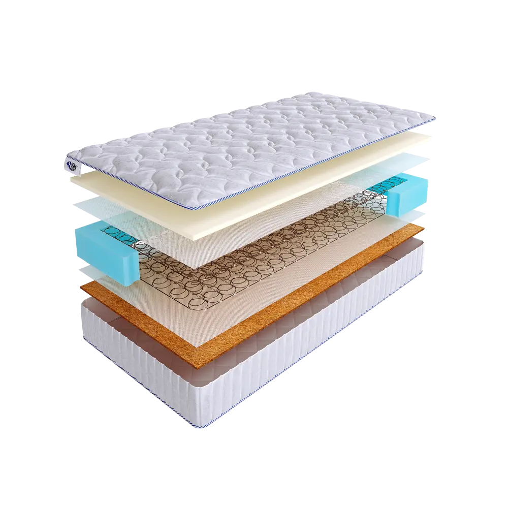 Фото Матрас SkySleep Enjoy Option BS 100x180 см зависимый пружинный блок, полутораспальный, ортопедический, кокосовый Фото Матрас SkySleep Enjoy Option BS 100x180 см зависимый пружинный блок, полутораспальный, ортопедический, кокосовый