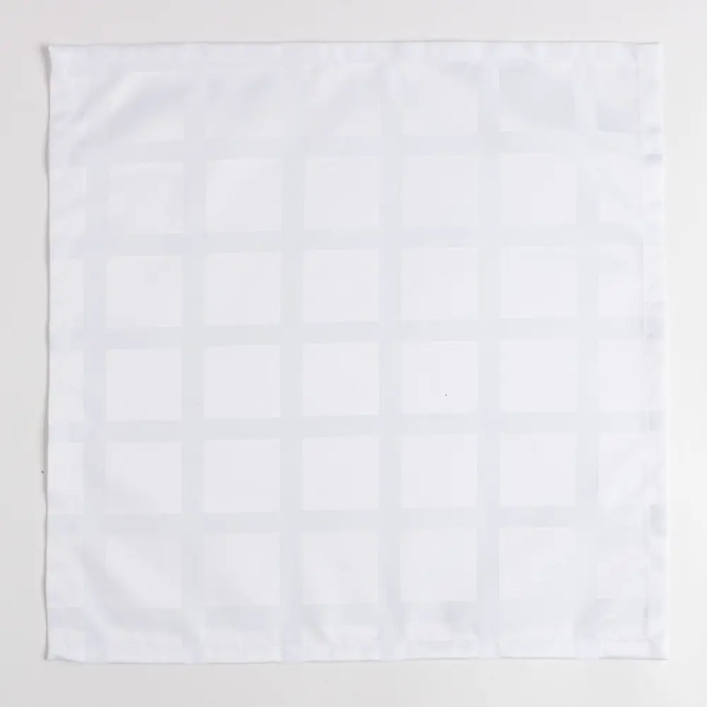 Фото Набор салфеток Этель Geometry 45x45см 4шт цвет белый, с Вгмо Фото Набор салфеток Этель Geometry 45x45см 4шт цвет белый, с Вгмо