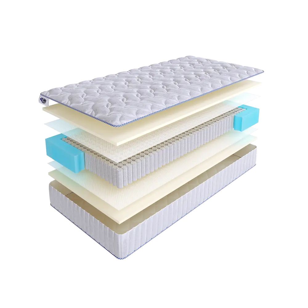 Фото Матрас SkySleep Enjoy Double Foam S1000 200x195 см независимый пружинный блок, двуспальный, ортопедический Фото Матрас SkySleep Enjoy Double Foam S1000 200x195 см независимый пружинный блок, двуспальный, ортопедический