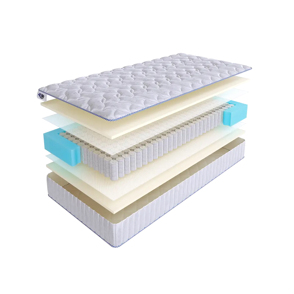 Фото Матрас SkySleep Enjoy Double Foam S500 70x205 см независимый пружинный блок, детский, ортопедический