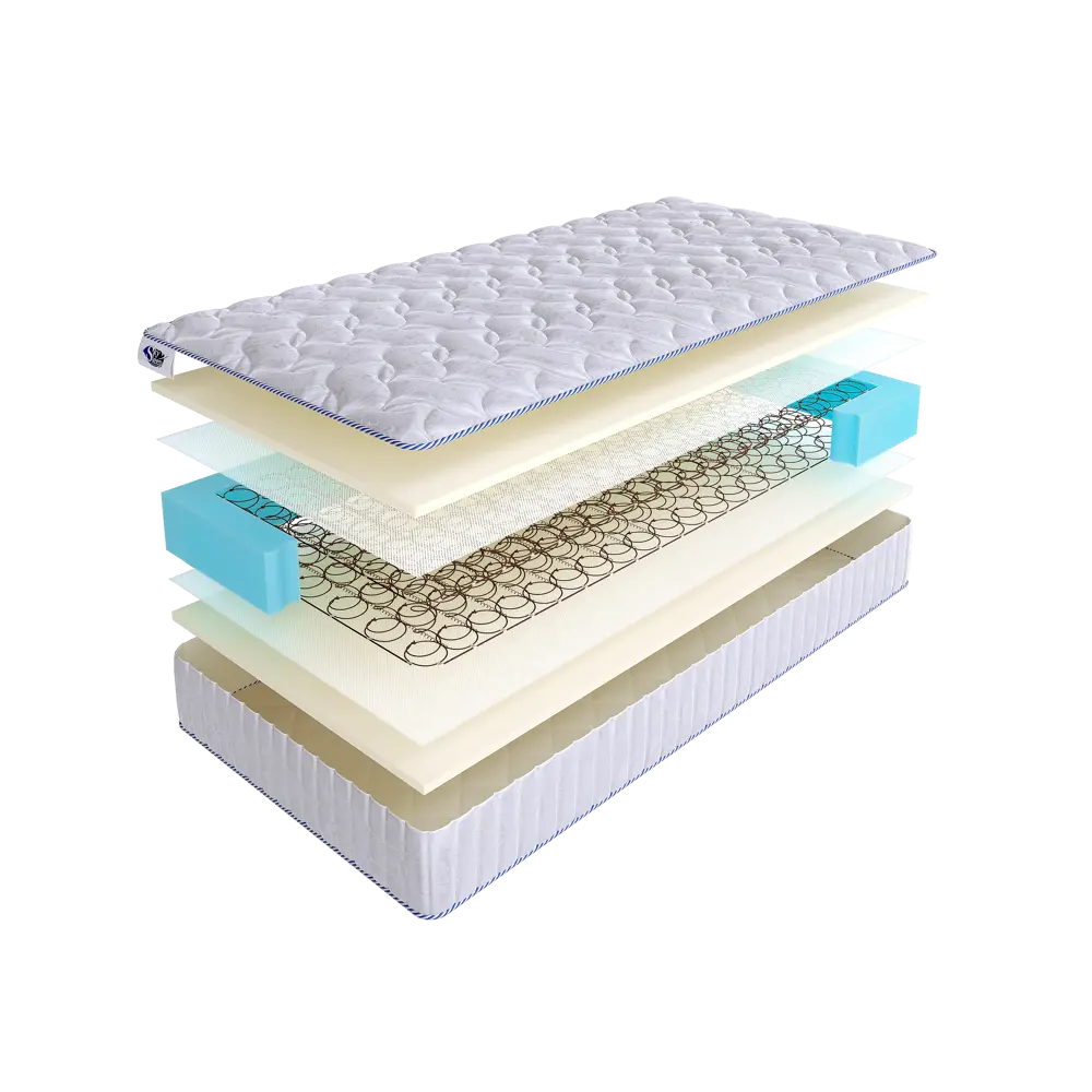Фото Матрас SkySleep Enjoy Double Foam BS 180x220 см зависимый пружинный блок, двуспальный, ортопедический Фото Матрас SkySleep Enjoy Double Foam BS 180x220 см зависимый пружинный блок, двуспальный, ортопедический