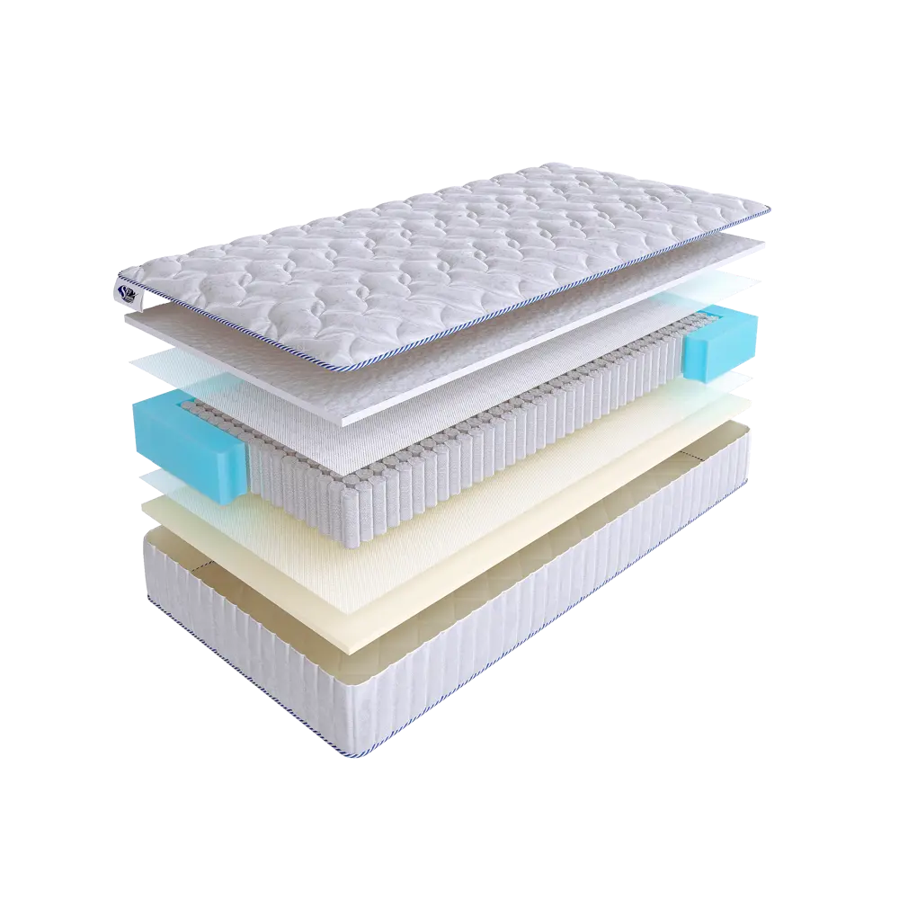 Фото Матрас SkySleep Enjoy Fiber S1000 145x175 см независимый пружинный блок, полутораспальный, ортопедический Фото Матрас SkySleep Enjoy Fiber S1000 145x175 см независимый пружинный блок, полутораспальный, ортопедический