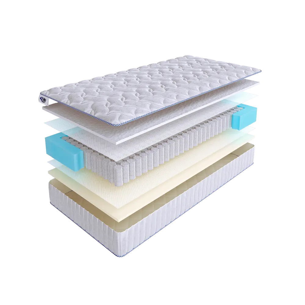 Фото Матрас SkySleep Enjoy Fiber S500 100x200 см независимый пружинный блок, полутораспальный, ортопедический Фото Матрас SkySleep Enjoy Fiber S500 100x200 см независимый пружинный блок, полутораспальный, ортопедический