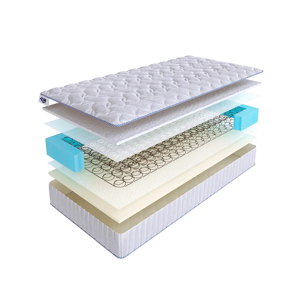 Фото Матрас SkySleep Enjoy Fiber BS 85x200 см зависимый пружинный блок, односпальный, ортопедический Фото Матрас SkySleep Enjoy Fiber BS 85x200 см зависимый пружинный блок, односпальный, ортопедический