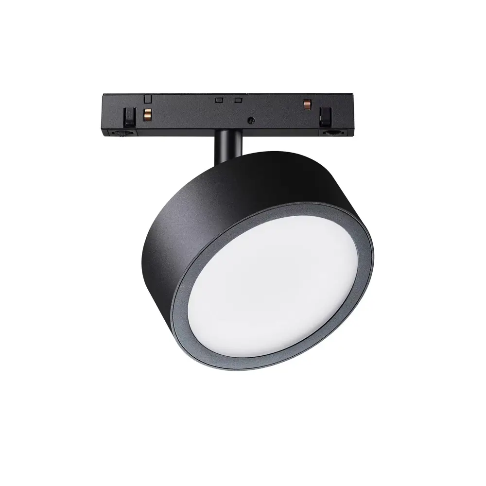 Фото Трековый светильник светодиодный MAYTONI TR040-4-18W3K-DS Rado 18 Вт 7 м² цвет черный Фото Трековый светильник светодиодный MAYTONI TR040-4-18W3K-DS Rado 18 Вт 7 м² цвет черный