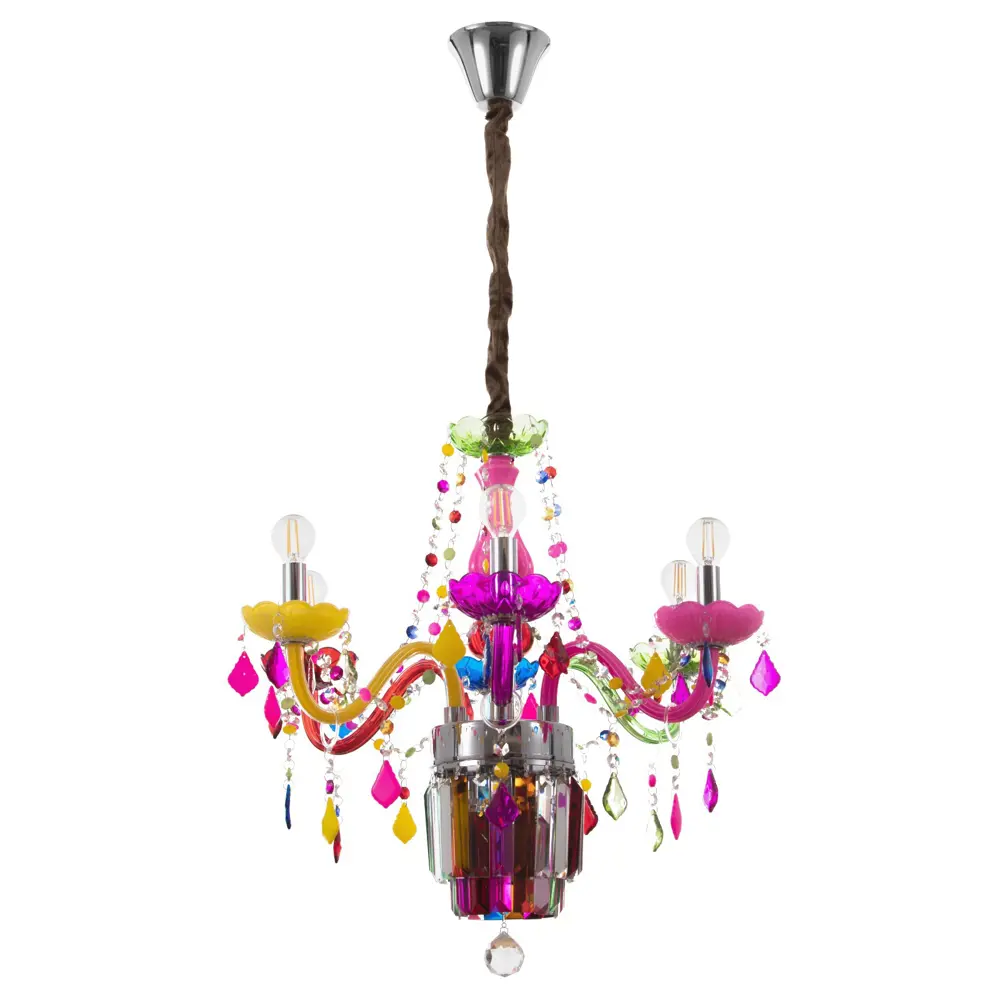 Фото 2 Люстра потолочная BAYERLUX 9282087 6 ламп 12 м² цвет разноцветный Фото 2 Люстра потолочная BAYERLUX 9282087 6 ламп 12 м² цвет разноцветный