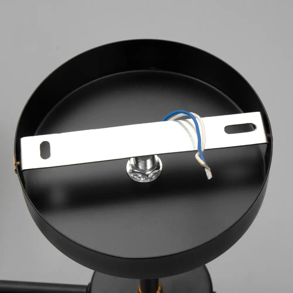 Фото 8 Люстра потолочная ГАЛЛОП 9364738 4 лампы 12 м² цвет черный