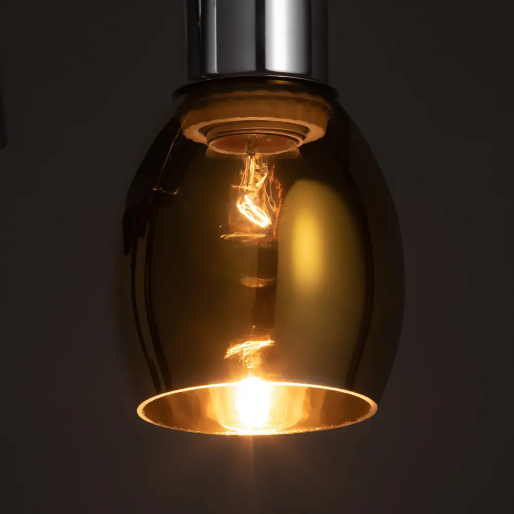 Фото 6 Плафон для люстры BAYERLUX 7866855 E14 стеклянный цвет золото Ø9 см Фото 6 Плафон для люстры BAYERLUX 7866855 E14 стеклянный цвет золото Ø9 см