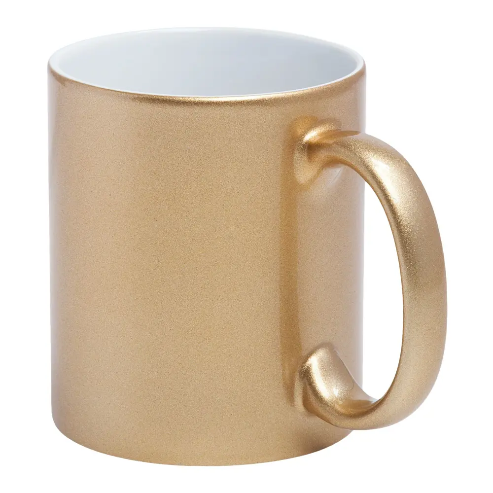 Фото 2 Кружка 330 мл Molti фарфор цвет золотистый