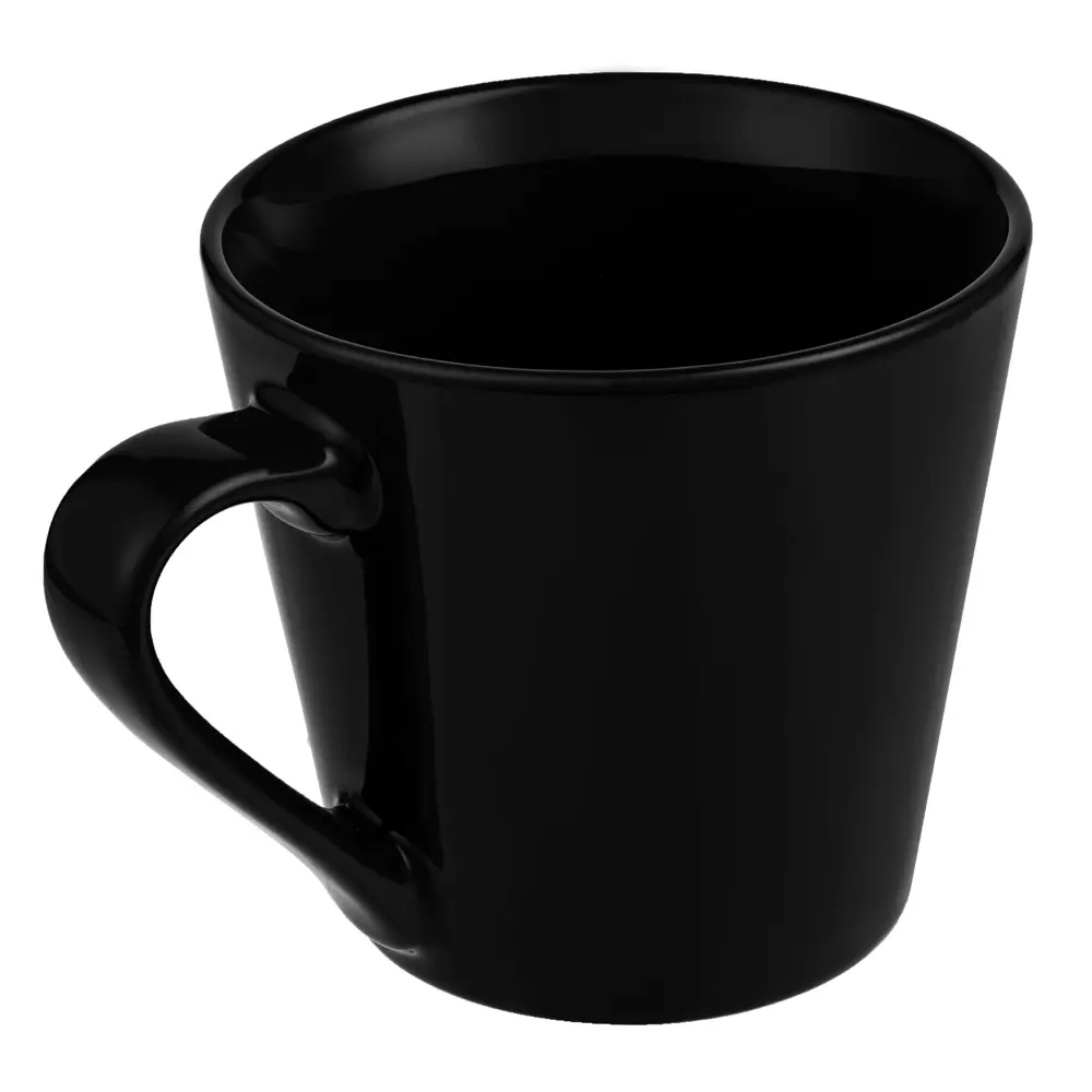 Фото 2 Кружка 260 мл Molti фарфор цвет черный