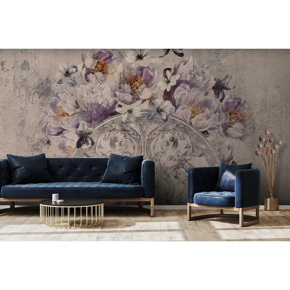 Фото Фотообои флизелиновые Luxury walls Цветы 500x270 см AM208 Фото Фотообои флизелиновые Luxury walls Цветы 500x270 см AM208