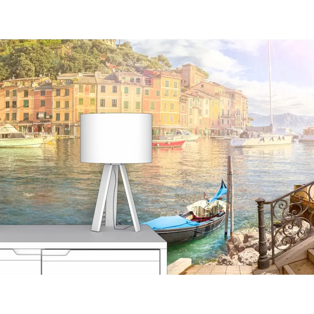 Фото 2 Фотообои флизелиновые Первое ателье 300x150 см Голубая гондола у ступенчатого спуска к воде pw70784-3 Фото 2 Фотообои флизелиновые Первое ателье 300x150 см Голубая гондола у ступенчатого спуска к воде pw70784-3