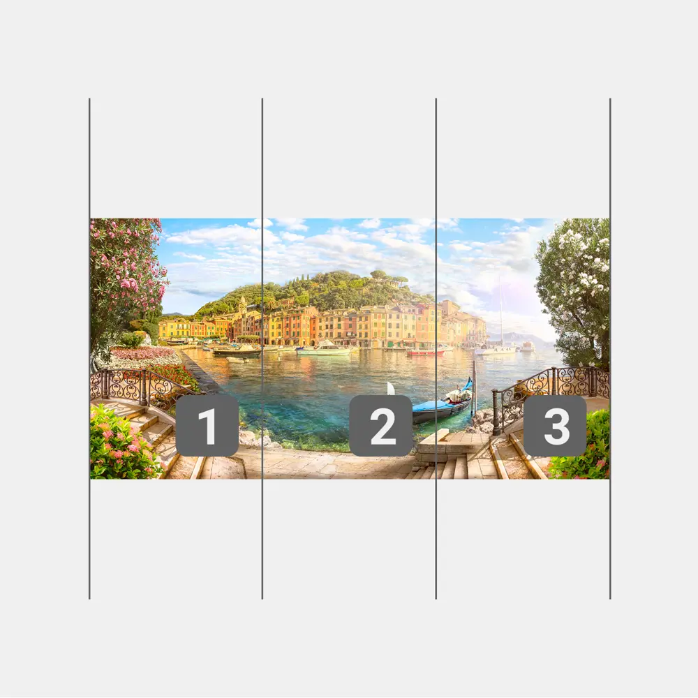 Фото 3 Фотообои флизелиновые Первое ателье 300x150 см Голубая гондола у ступенчатого спуска к воде pw70784-3 Фото 3 Фотообои флизелиновые Первое ателье 300x150 см Голубая гондола у ступенчатого спуска к воде pw70784-3