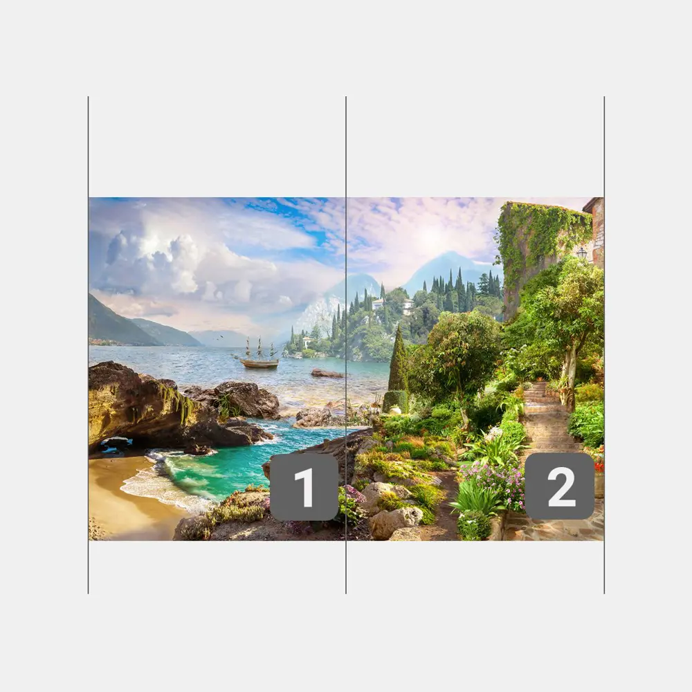 Фото 3 Фотообои флизелиновые Первое ателье 200x130 см Живописный спуск к побережью pw28708-2 Фото 3 Фотообои флизелиновые Первое ателье 200x130 см Живописный спуск к побережью pw28708-2