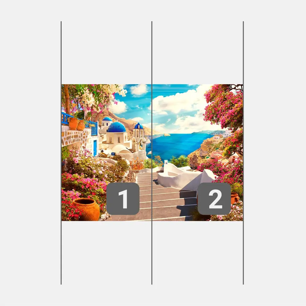 Фото 3 Фотообои флизелиновые Первое ателье 200x150 см Лестница в Санторини pw70626-2 Фото 3 Фотообои флизелиновые Первое ателье 200x150 см Лестница в Санторини pw70626-2