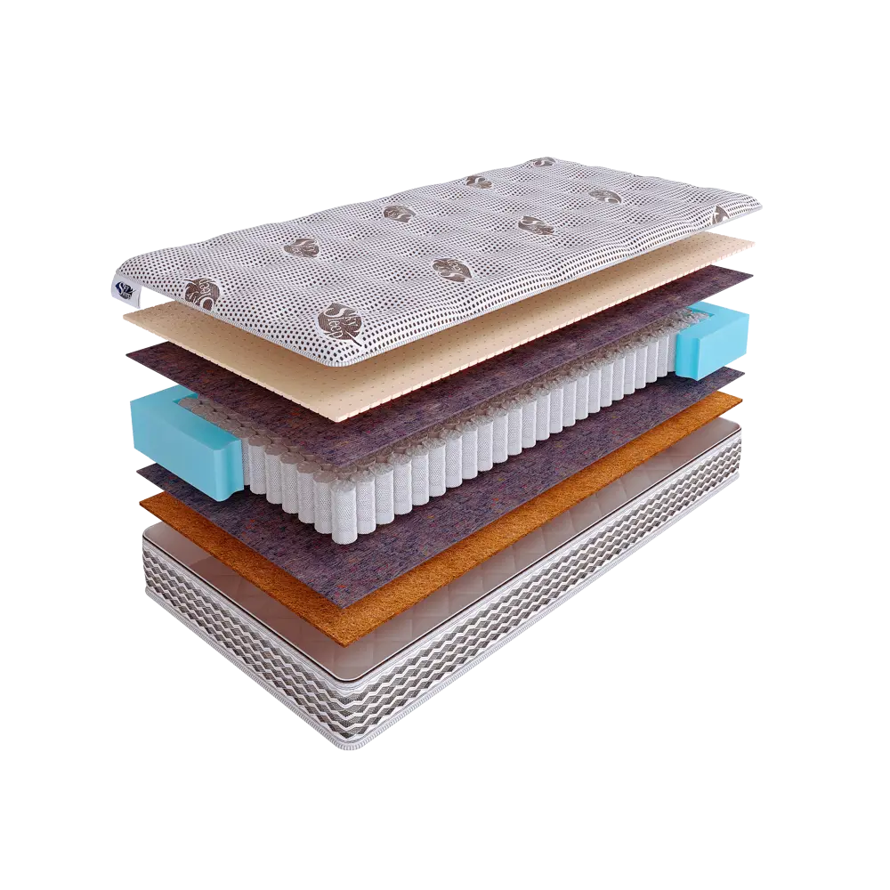 Фото Матрас SkySleep Native PRO Orto Medium S500 60x180 см независимый пружинный блок, детский, ортопедический, латексный, кокосовый Фото Матрас SkySleep Native PRO Orto Medium S500 60x180 см независимый пружинный блок, детский, ортопедический, латексный, кокосовый