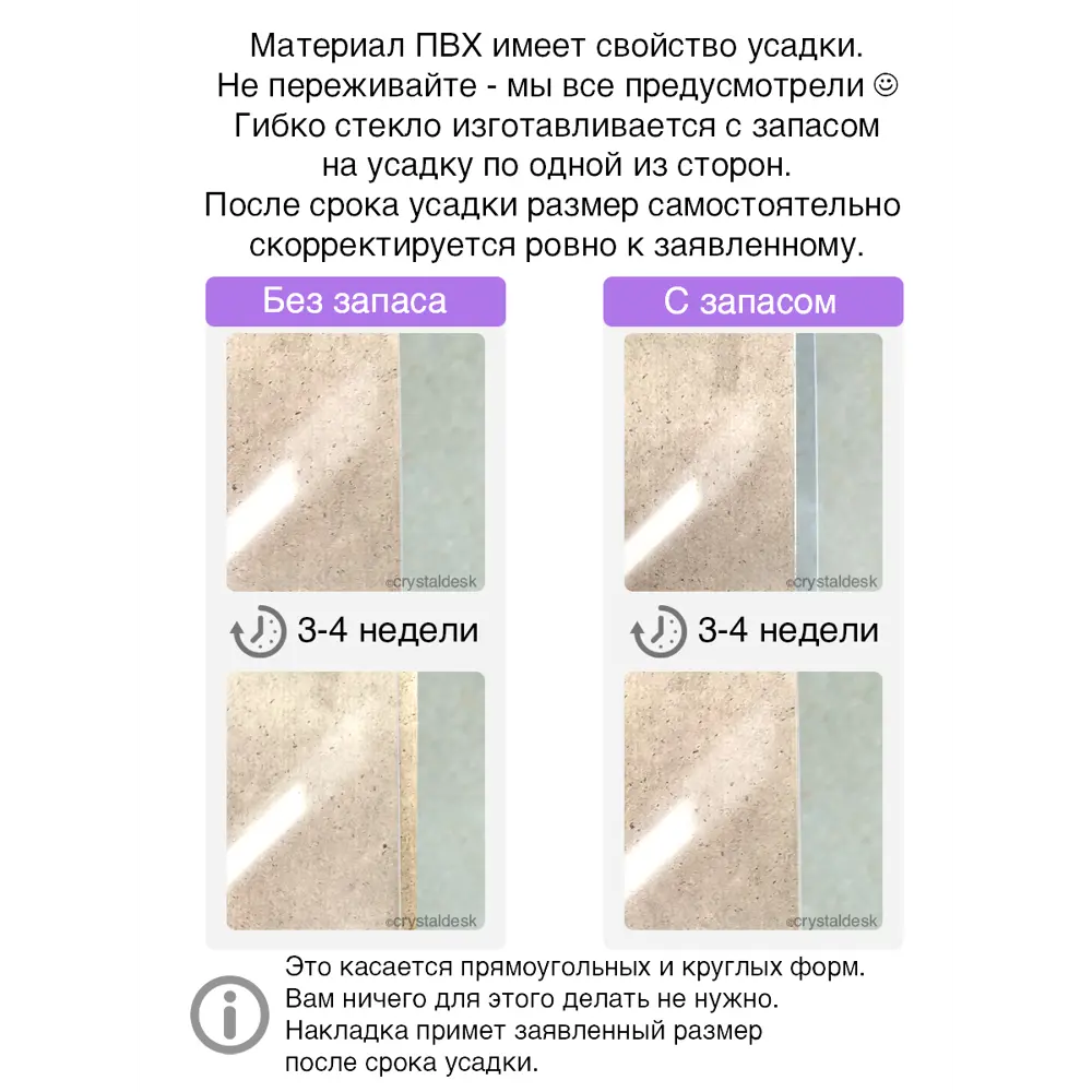 Фото 10 Скатерть жидкое стекло Crystaldesk круглая 1.0 мм диаметр 115 см прозрачная Фото 10 Скатерть жидкое стекло Crystaldesk круглая 1.0 мм диаметр 115 см прозрачная