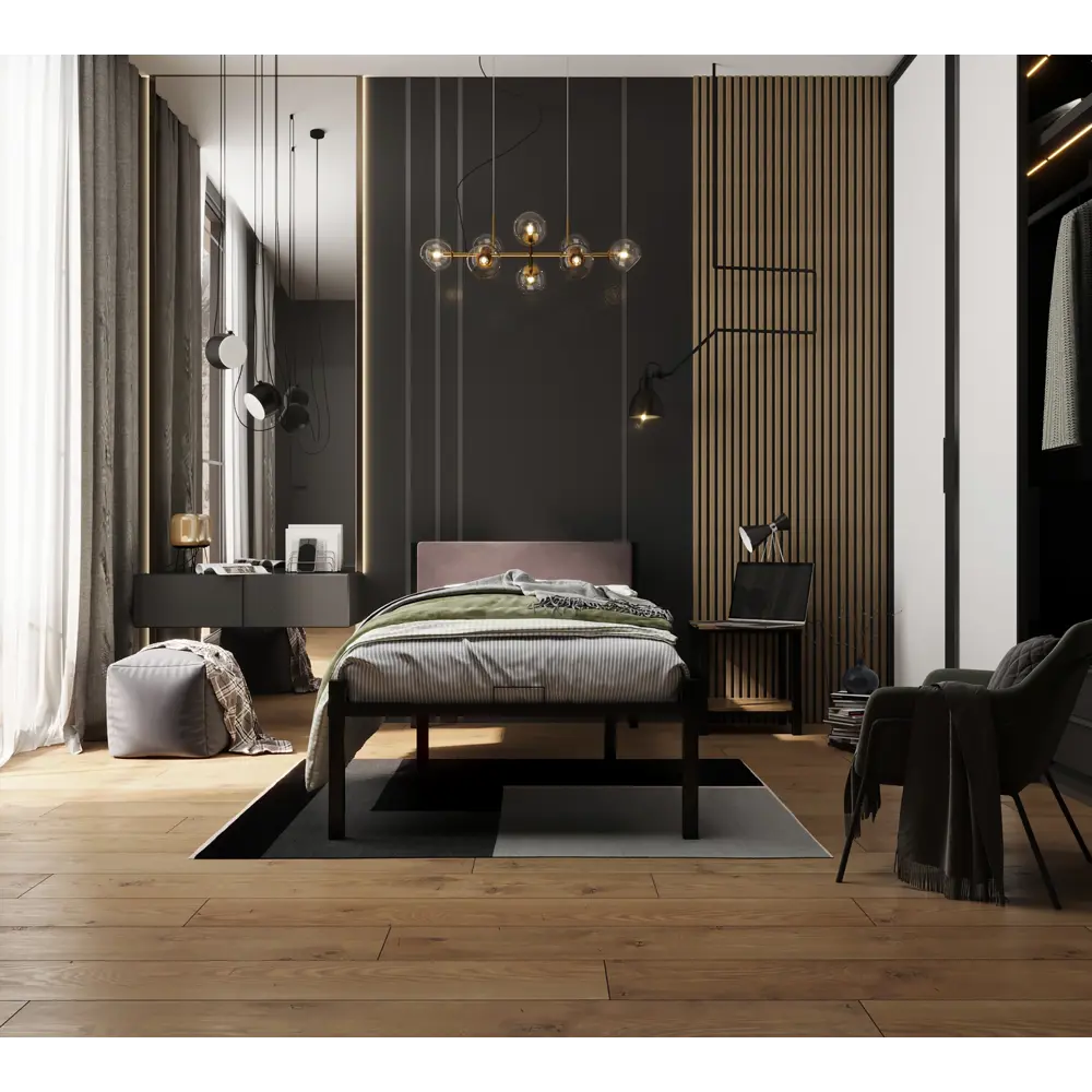 Фото 4 Мягкое изголовье для кровати Roomiroom Гармония 84x26x5 см цвет бежевый Фото 4 Мягкое изголовье для кровати Roomiroom Гармония 84x26x5 см цвет бежевый