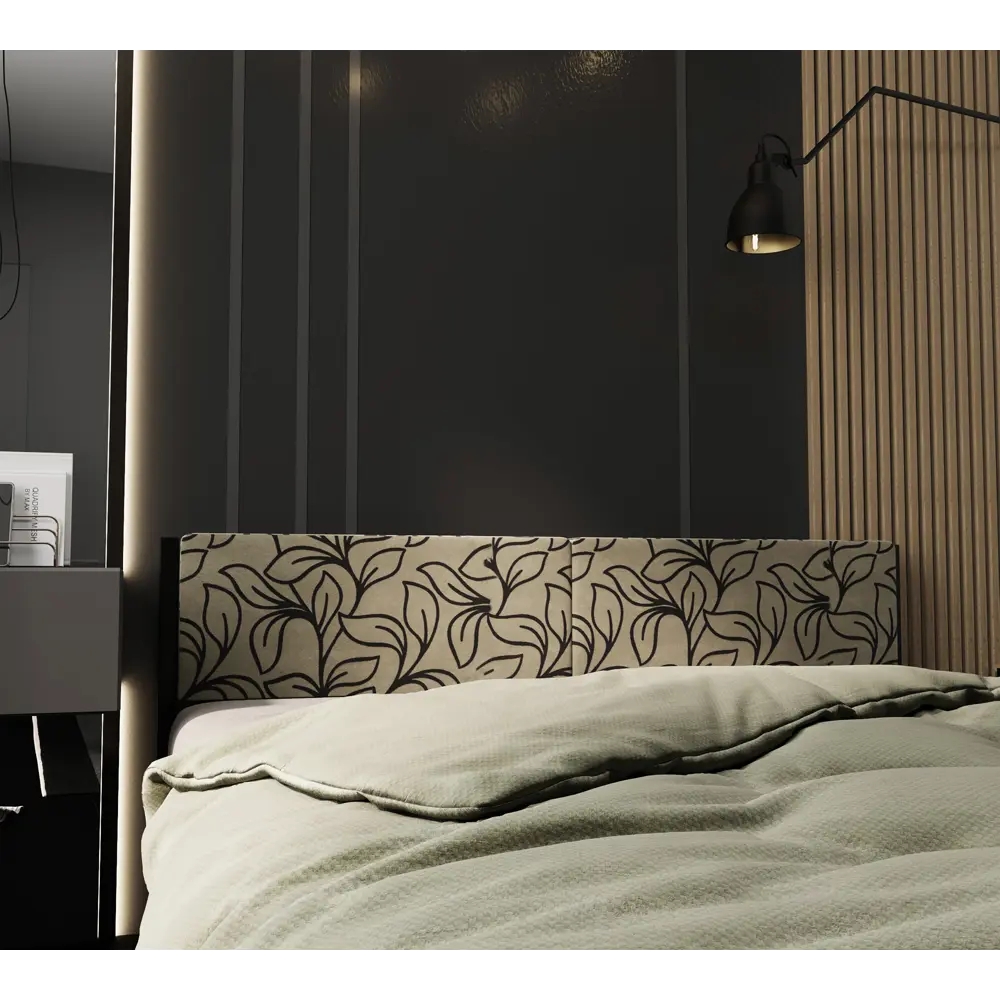 Фото 3 Кровать Roomiroom BStone-140glace 140x200 см металл цвет черный Фото 3 Кровать Roomiroom BStone-140glace 140x200 см металл цвет черный