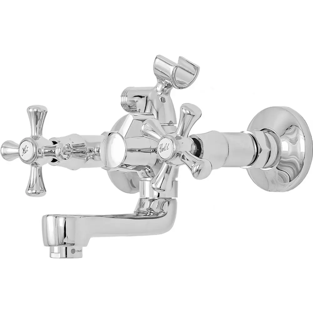 Фото 3 Смеситель для ванны Diwo Переславль PER-02cr 568840 однорычажный с душевой лейкой цвет хром