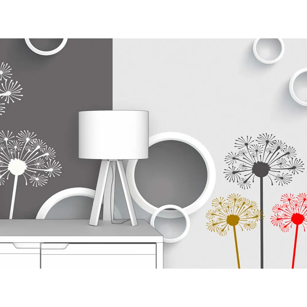 Фото 2 Фотообои флизелиновые Первое ателье 400x250 см Абстракция с одуванчиками pw95761-4 Фото 2 Фотообои флизелиновые Первое ателье 400x250 см Абстракция с одуванчиками pw95761-4