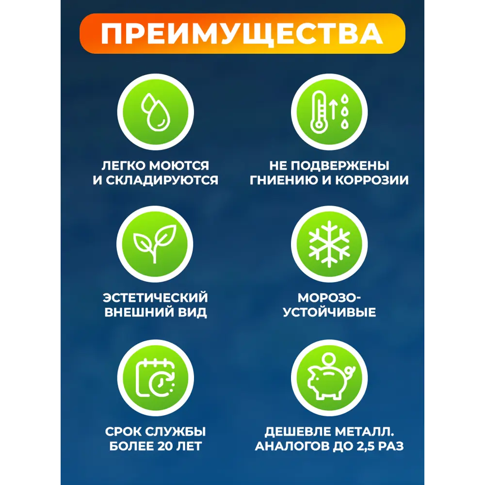 Фото 2 Колышки стеклопластиковые Мегарост зелёные ф10мм/150см/10шт Фото 2 Колышки стеклопластиковые Мегарост зелёные ф10мм/150см/10шт