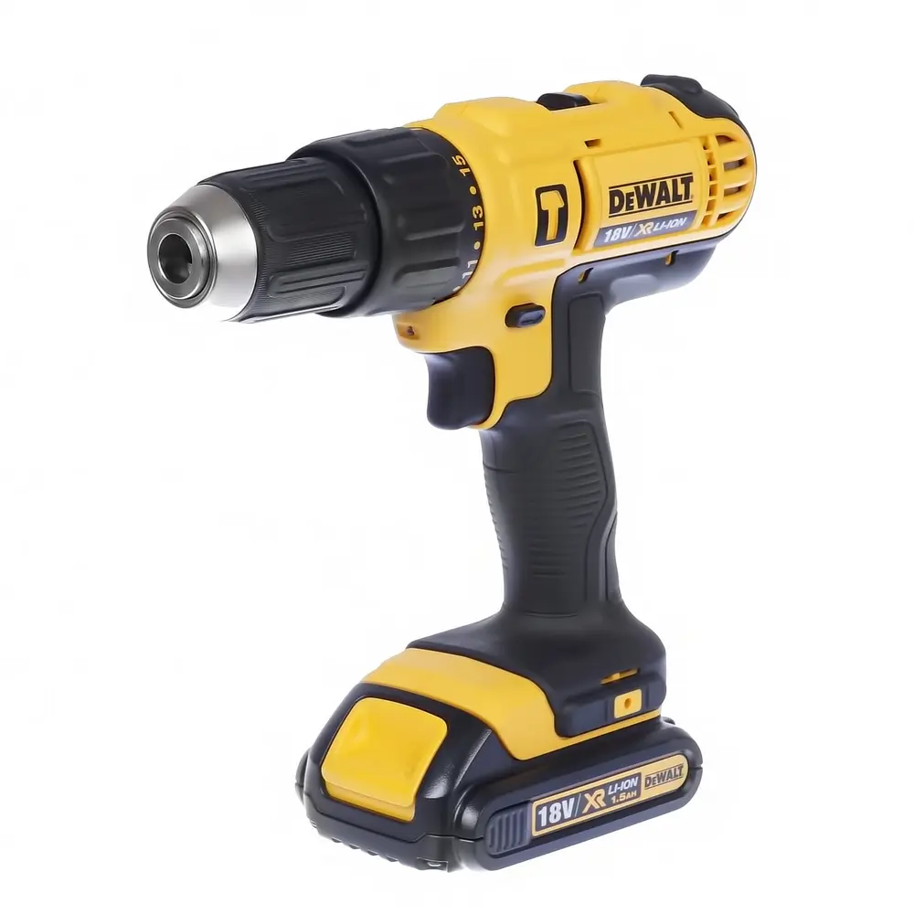 Фото Дрель-шуруповерт аккумуляторная ударная Dewalt DCD776S2, 18 В Li-Ion 2x1.5 Ач Фото Дрель-шуруповерт аккумуляторная ударная Dewalt DCD776S2, 18 В Li-Ion 2x1.5 Ач